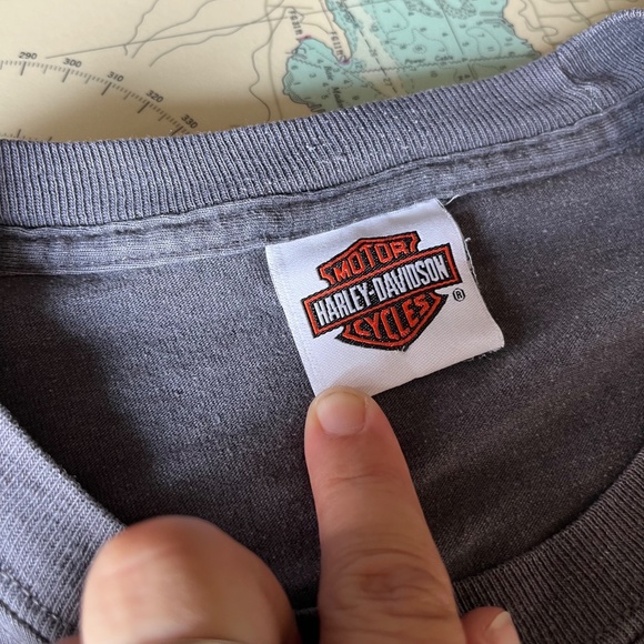 Vintage Harley Davidson Lake Placid NY Tee Shirt - Picture 5 of 7